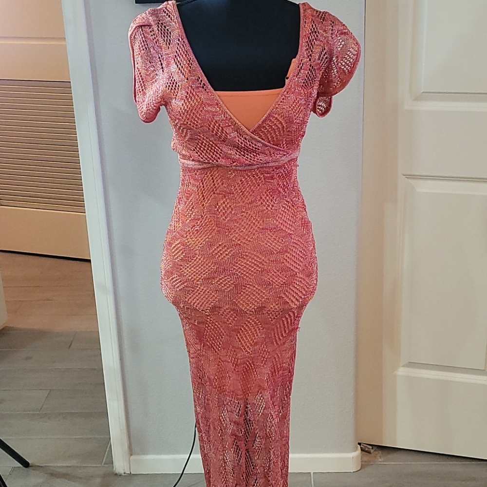 Gorgeous Bebe gown, brand new